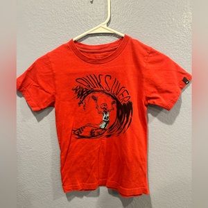 Boys Quicksilver Red Shirt size 7